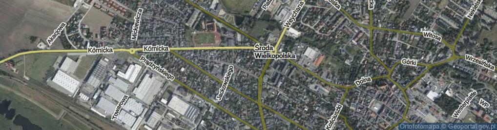 Zdjęcie satelitarne Janickiego, ks. ul.